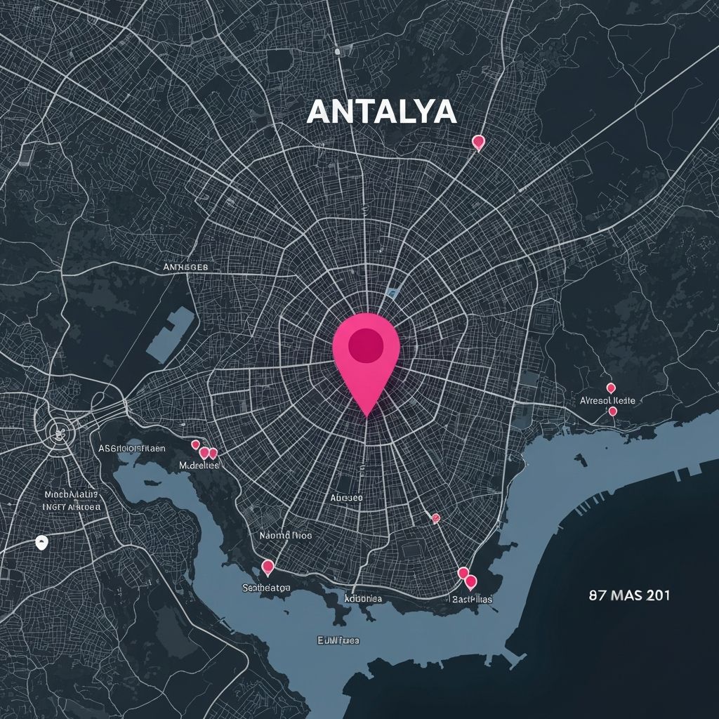 Antalya location map
